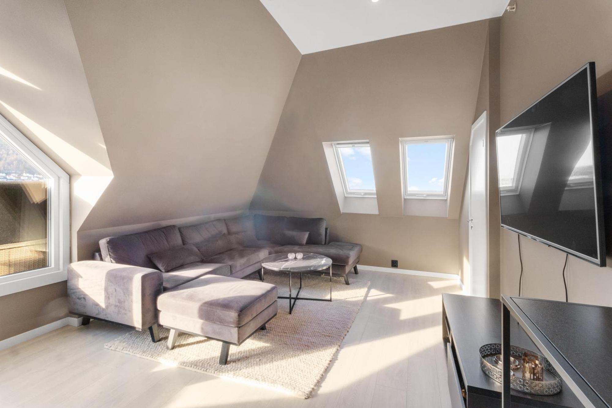 Penthouse Apartment In Bergen Exterior photo